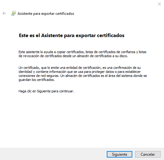 cert3 Paso 3 Exportación