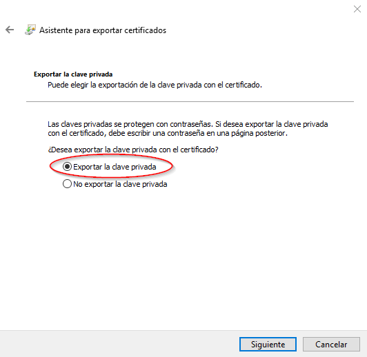 cert4 Paso 4 Exportación