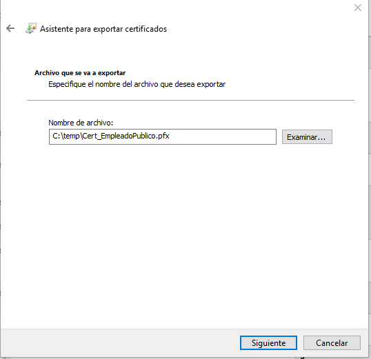 cert7 Paso 7 Exportación