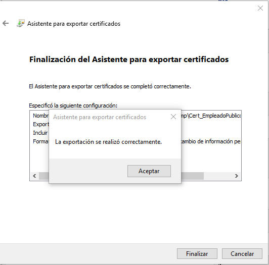 cert8 Paso 8 Exportación