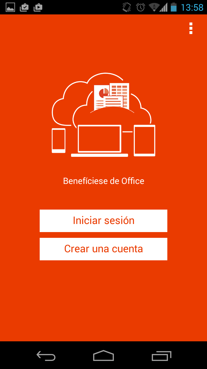 Validación de cuenta corporativa - Paso 1