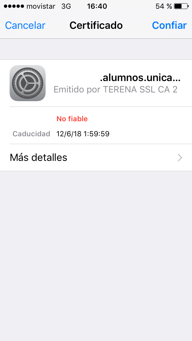 eduroam en iOS 5