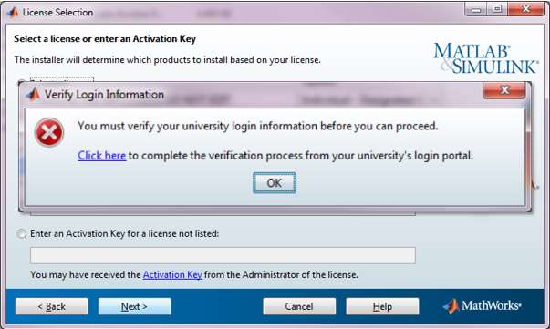 Reactivación de la licencia de Matlab