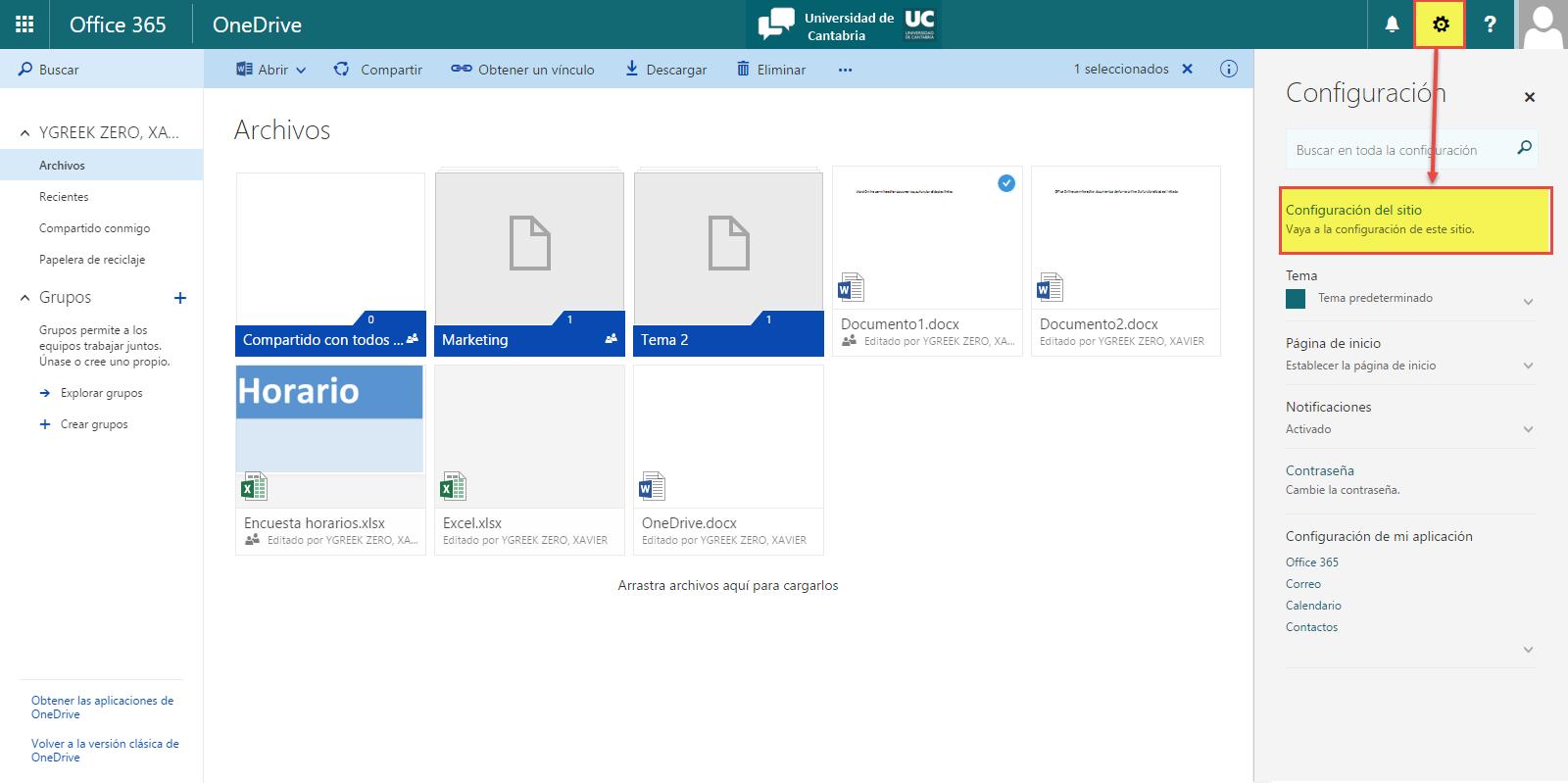 Gestión de archivos en Onedrive 14