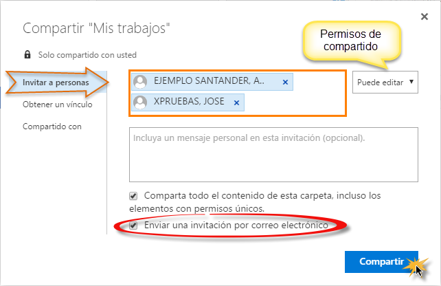 Gestión de archivos en Onedrive 4