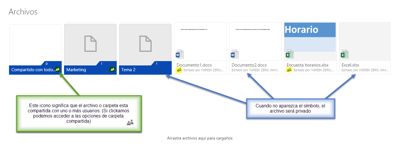 Gestión de archivos en Onedrive 5