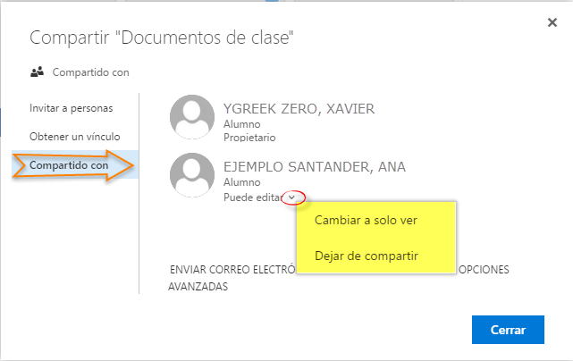Gestión de archivos en Onedrive 7