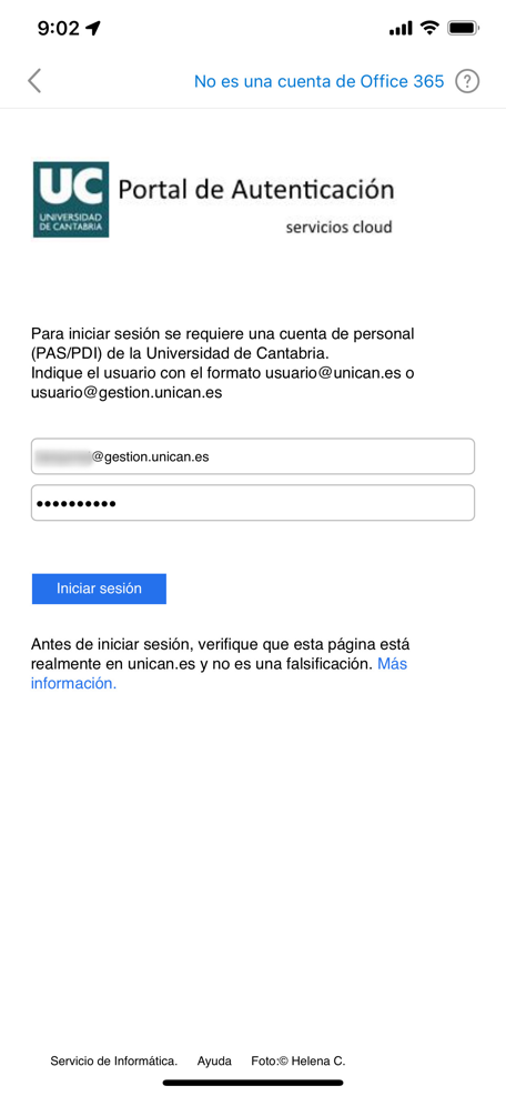 Configurar buzón personal en Outlook - Paso 2
