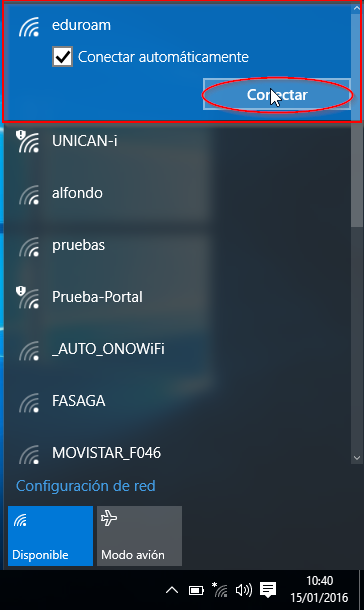 Eduroam en windows 2